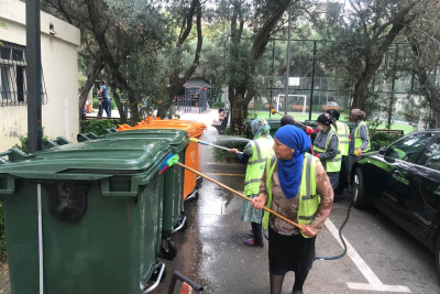 Kommunal xidmətin işçiləri Nəsimi rayonunda iməcilik keçiriblər