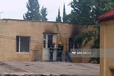 Baş həkimin otağını yandıran saxlanılıb – YENİLƏNİB