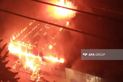 Xətaidə çörək sexində yanğın olub