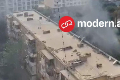 "Neftçilər" metro stansiyasının yaxınlığında yanğın: Məktəbin həyətində alışma baş verib