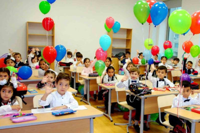Bu il Bakıda 37 mindən çox uşaq birinci sinfə gedəcək