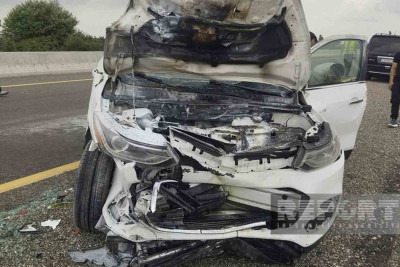 Beş Bakı sakini Xaçmazda ağır avtoqəzaya uğrayıb