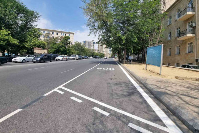 Avtobus zolaqlarının təşkili davam edir