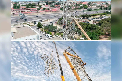 Bakıda işıq hava xətləri yeraltı kabellə əvəzlənir