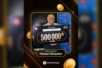Bakıya nəvəsini görməyə gələn kişi lotereyada fantastik məbləğ udub