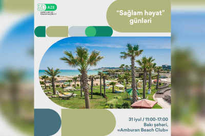 Bakıdakı çimərlikdə “Sağlam həyat” günləri təşkil ediləcək