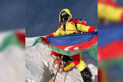 Alpinist İsrafil Aşurlı dünyanın doqquzuncu zirvəsi Nanqa Parbata qalxıb