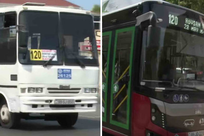 Bakıda eyni nömrəli avtobuslar fərqli istiqamətlərdə çalışır