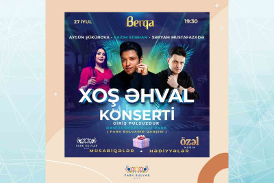 Bulvarda “Xoş Əhval” adlı konsert olacaq