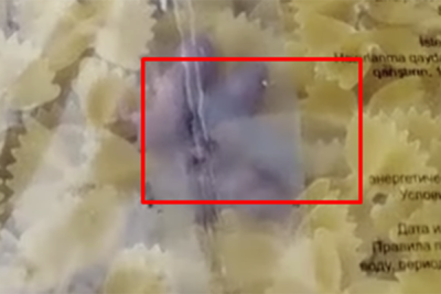 Makaron paketinin içində siçan aşkarlanıb?