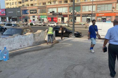 Bakıda qanunsuz tikilmiş köşk sökülüb