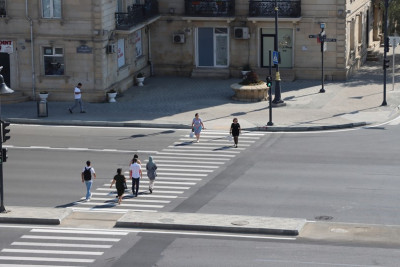 Xocalı prospektində avtomobillərin hərəkət sxemi dəyişdirilib