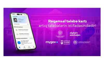 Rəqəmsal tələbə kartı artıq tələbələrin istifadəsinə verilib