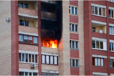 Yaşayış binasında yanğın olub