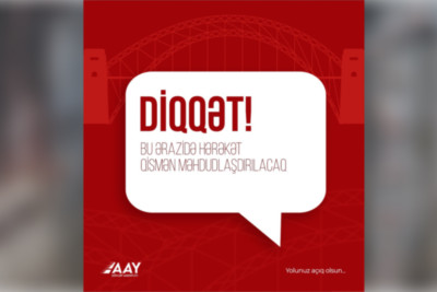 Hava Limanı-Mərdəkan-Zağulba avtomobil yolu qismən bağlanır