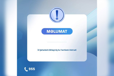 Bəzi ərazilərdə suyun verilməməsinin səbəbi açıqlanıb