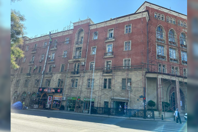 Nəsimidə binaların fasadları təmir olunur