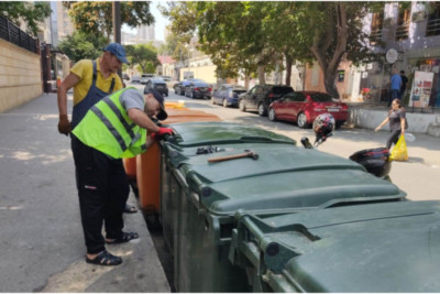 Nəsimi rayonunda təmizlik-abadlıq işləri davam etdirilir