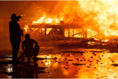 Nəsimidə traktorda yanğın baş verib