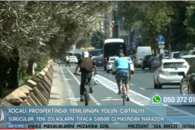 Xocalı prospektində yeni struktur sürücüləri qane etmir