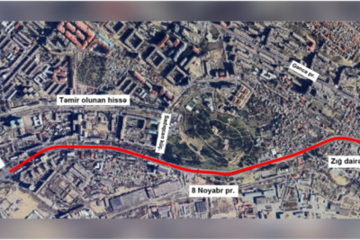 Əsas prospektlərdən biri bağlanır