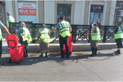 Nəsimidə təmizlik-abadlıq işləri aparılıb