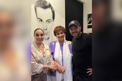 Emin Ağalarov Müslüm Maqomayevin xanımı ilə görüşüb