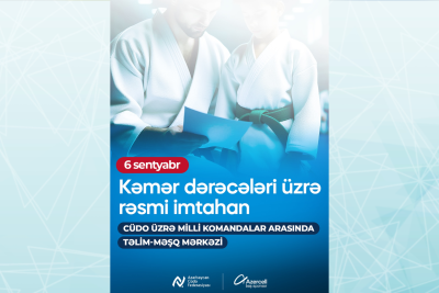 Paytaxtda Kəmər dərəcələri üzrə rəsmi imtahan keçiriləcək