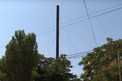 Bakıxanov qəsəbəsində tüstü borusu vətəndaşlara təhlükə saçır – VİDEO