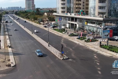 8 Noyabr prospekti hərəkətə tam açılıb