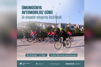 Bakıda sabah veloyürüş keçiriləcək