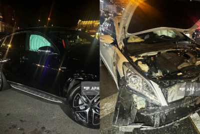 Bakıda avtoqəza sıxlığa səbəb olub