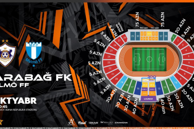 Bakıda keçiriləcək “Qarabağ”ın matçının biletləri bu gün satışa çıxacaq