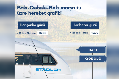 Bakı-Qəbələ-Bakı qatarlarının qrafiki dəyişir