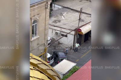 Bakının mərkəzində yol-nəqliyyat hadisəsi baş verib