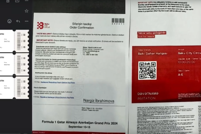 “Formula 1” Azərbaycan Qran-prisinə saxta bilet satan şəxs saxlanılıb - VİDEO