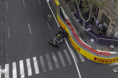 Formula 2 sprint yarışında qəza