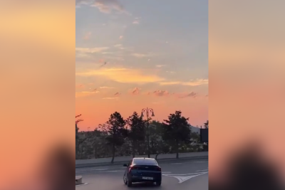 Bakıda avtoşluq edən sürücünün görüntüləri yayılıb - VİDEO