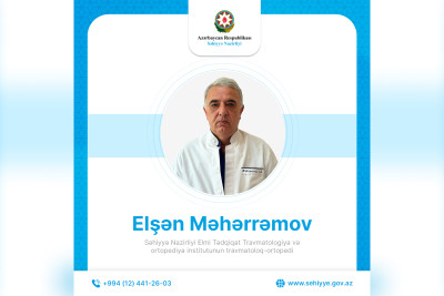 Elşən Məhərrəmov: “Uşağın düzgün qaməti 10 yaşına kimi formalaşır”