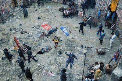 “Azərbaycan Atabəyləri” filminin çəkilişindən EKSKLUZİV FOTOLAR