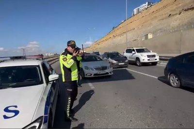 Təhlükəli yolla bağlı DYP-dən açıqlama - VİDEO