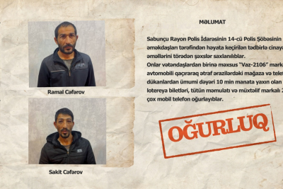 Qaçırdıqları avtomobillə oğurluqlara gedən iki qardaş qəza törədib - VİDEO