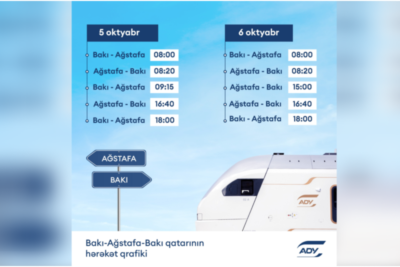 Bakı–Ağstafa–Bakı reysində yenilik