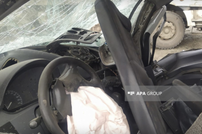 Zirədə yol qəzasında 4 nəfər xəsarət alıb