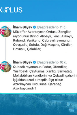 Vətən Müharibəsinin xronikası – 29-cu gün