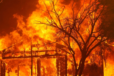 Bakıda fermada yanğın olub