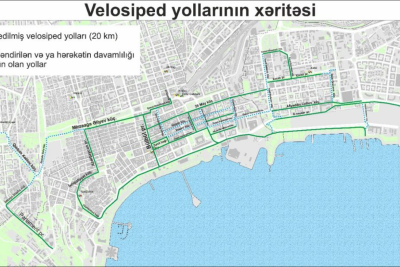 AYNA 20 km-lik yeni mikromobillik zolağını istifadəyə verdi