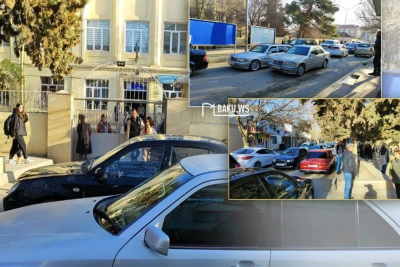Bakıda orta məktəb şagirdlərini ölümə aparan yol - VİDEO