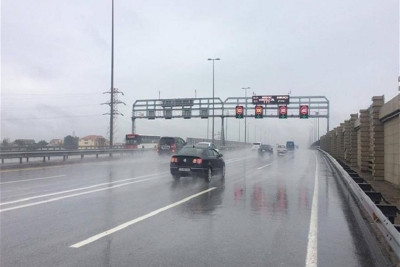 Zığ dairəsi-Hava Limanı yolunda sürət həddi bərpa edilib - YENİLƏNİB