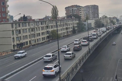 Bakıda bu yollarda tıxac var - SİYAHI